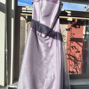 Lavender bridesmaid dress